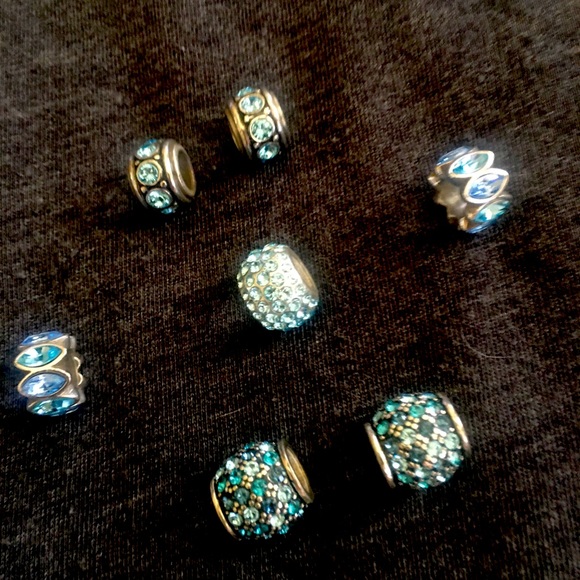 Pandora Jewelry - 7 Blue Brighton Charms